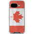 Canada Flag Distressed Google Pixel 9a Clear Case